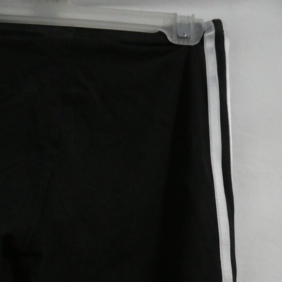 ADIDAS | kids 11 - 12 years - medium | Black Exercise Leggings | White Stripes - Picture 12 of 16